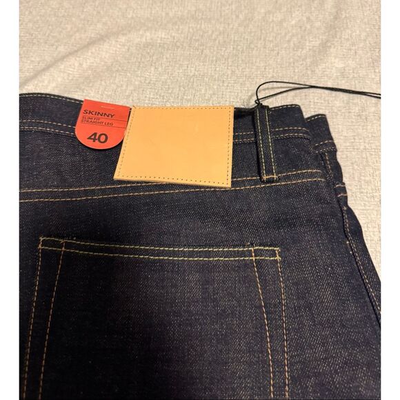 The Unbranded Brand Size 40 X 32 UB169 Japanese Selvedge Jeans Skinny NWT - Picture 2 of 7